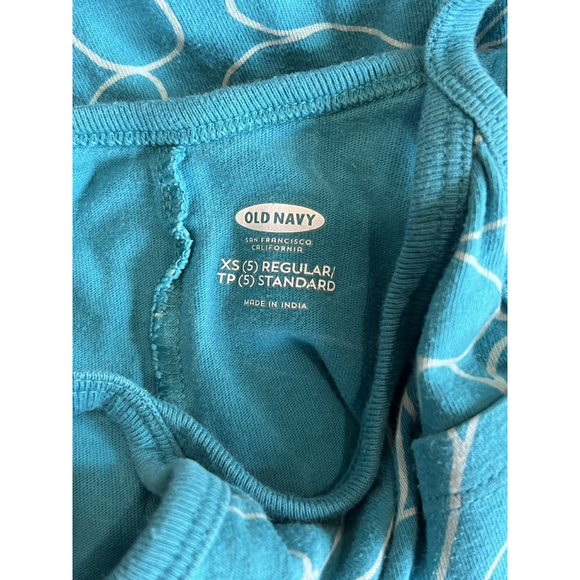 Size 5 Old Navy Turquoise Long Floral Tank Maxi‎ Dress - Picture 4 of 5